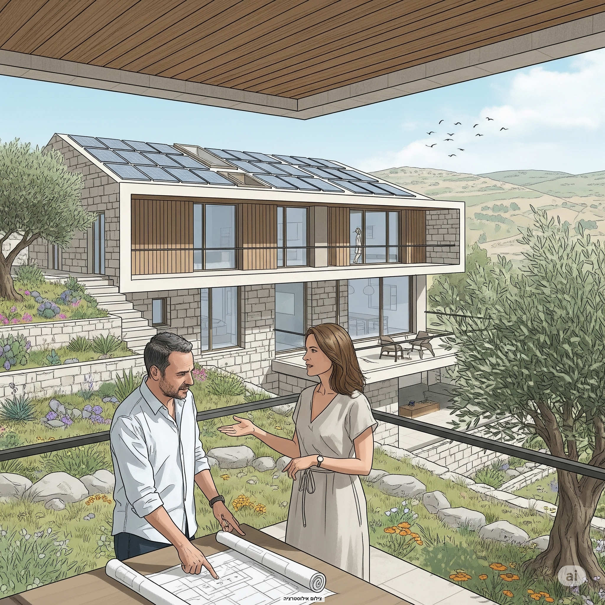 אדריכלות ירוקה בישראל: איך מתכננים בתים שמותאמים לסביבה ולחיסכון אנרגטי?